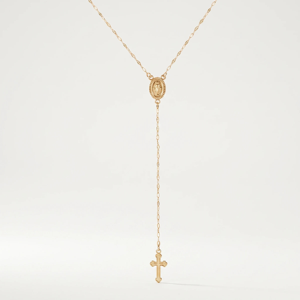 Colar Ave Maria Dourado