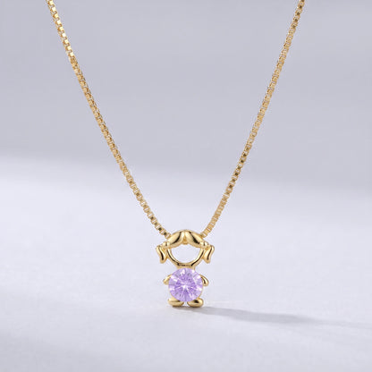 Colar bead menina Junho — Alexandrite