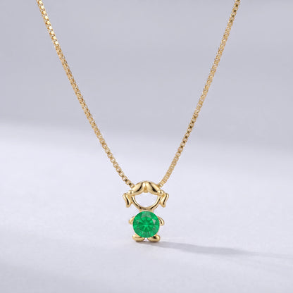 Colar bead menina Maio — Esmeralda