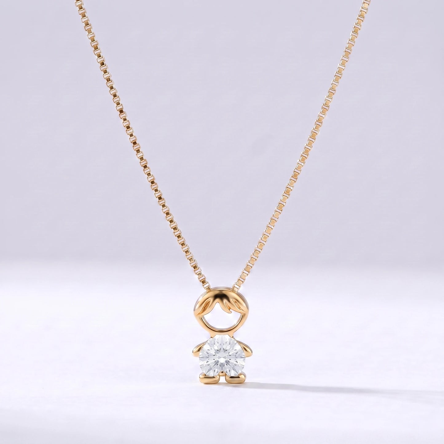 Colar bead menino Abril — Diamante