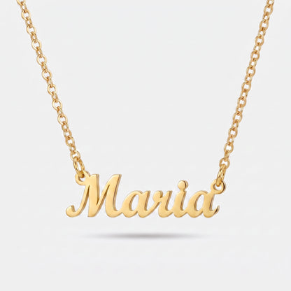 Colar Nomes Personalizados Dourado — 1 Nome