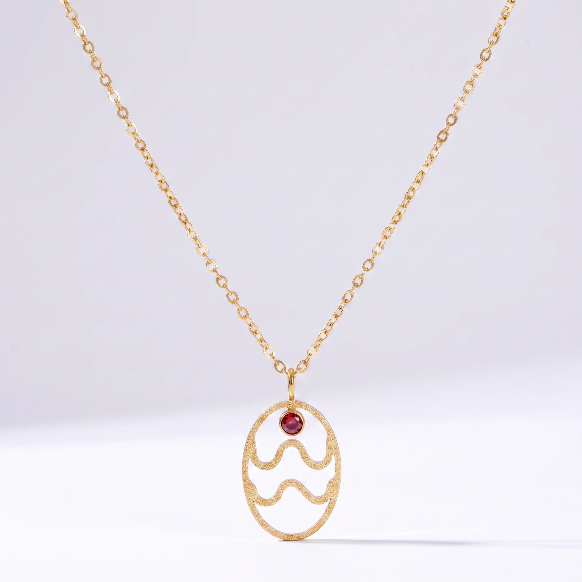 Colar signo do zodíaco com runa Aquário