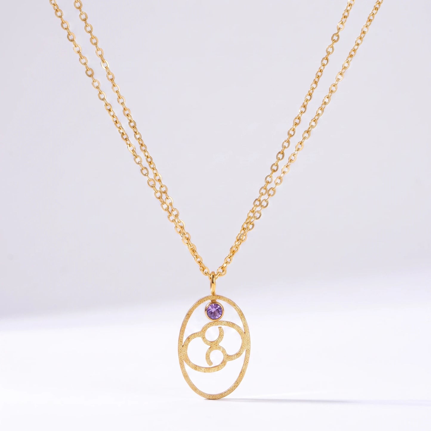 Colar signo do zodíaco com runa Caranguejo