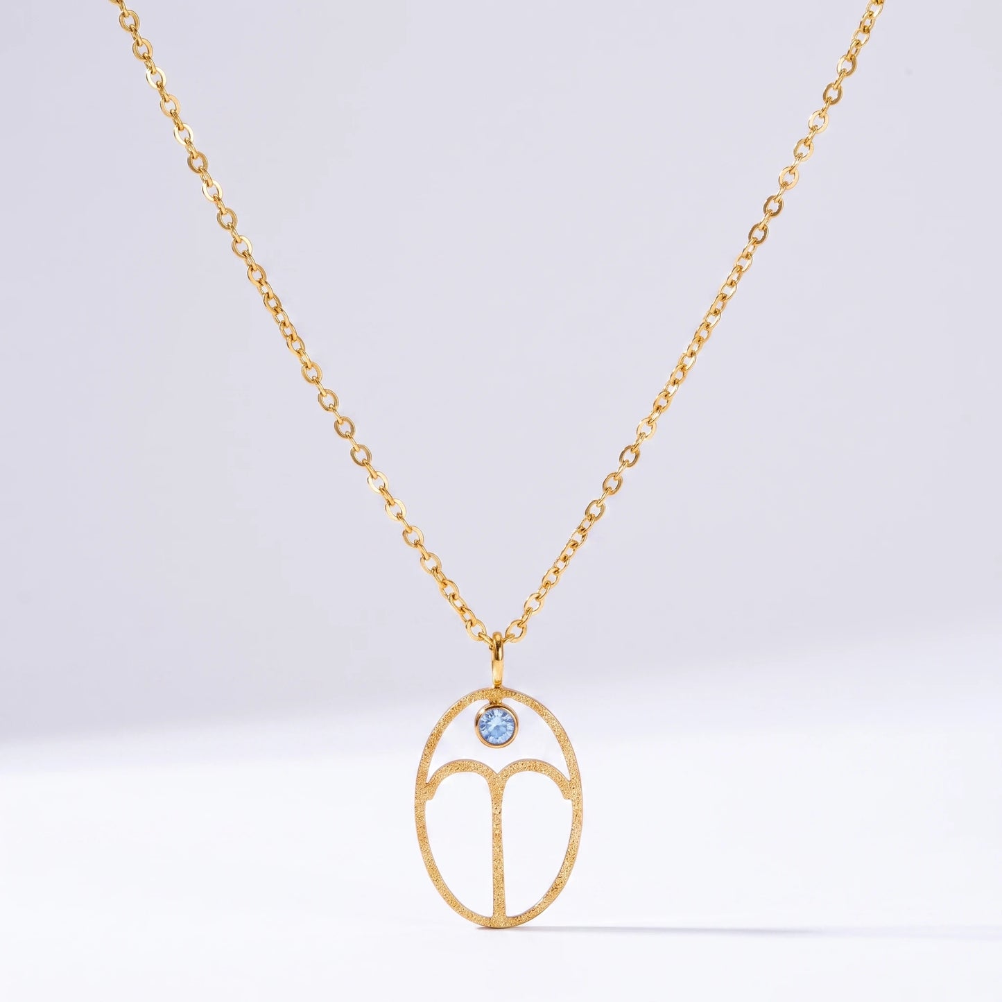 Colar signo do zodíaco com runa Carneiro