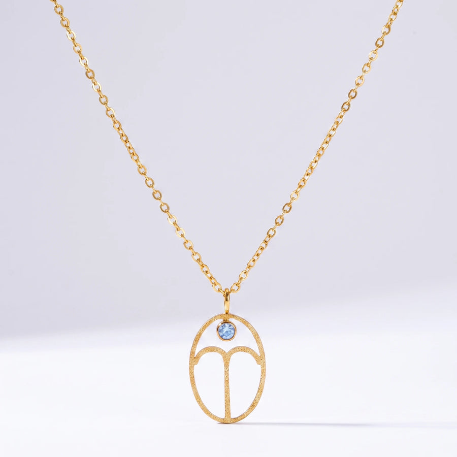 Colar signo do zodíaco com runa Carneiro