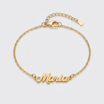 Pulseira Nomes Personalizados Dourado — 1 Nome